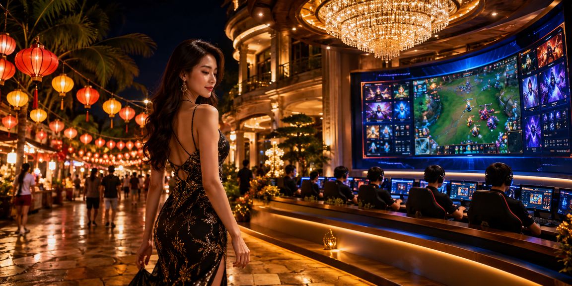 Người chơi esports tại Phú Quốc phân tích kèo và đặt cược tại chợ đêm