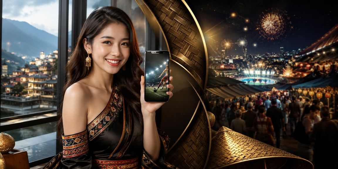 Người dùng tại Sa Pa đội nón lá dùng điện thoại truy cập casino và phân tích trực tuyến